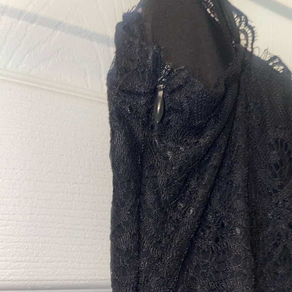 lace/mesh padded black bodysuit - Picture 4 of 6